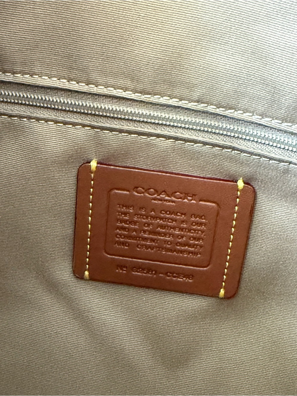 Coach Ella Leather Hobo in Light Beige - Picture 5 of 7